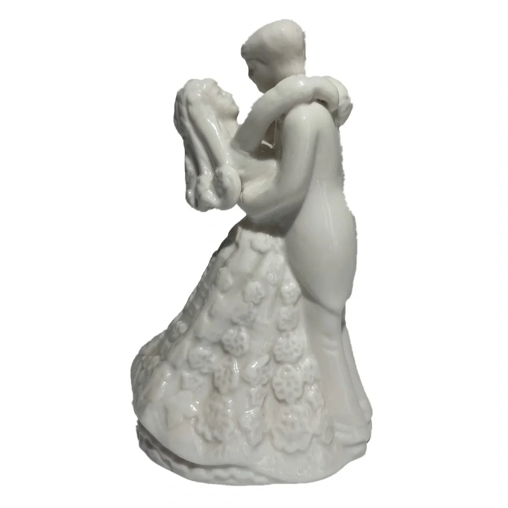 Bride & Groom Figurine or Cake Topper Collectible Wedding Bridal Keepsake